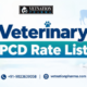 Veterinary PCD Rate List